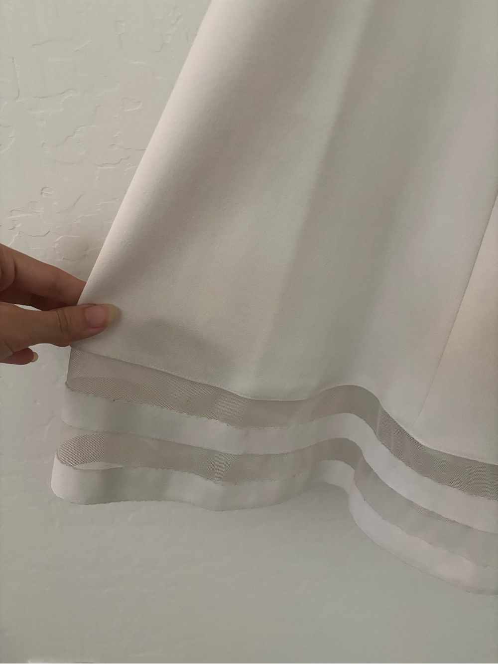 Calvin Klein White Fit & Flare Dress Size 2 - Picture 4 of 7